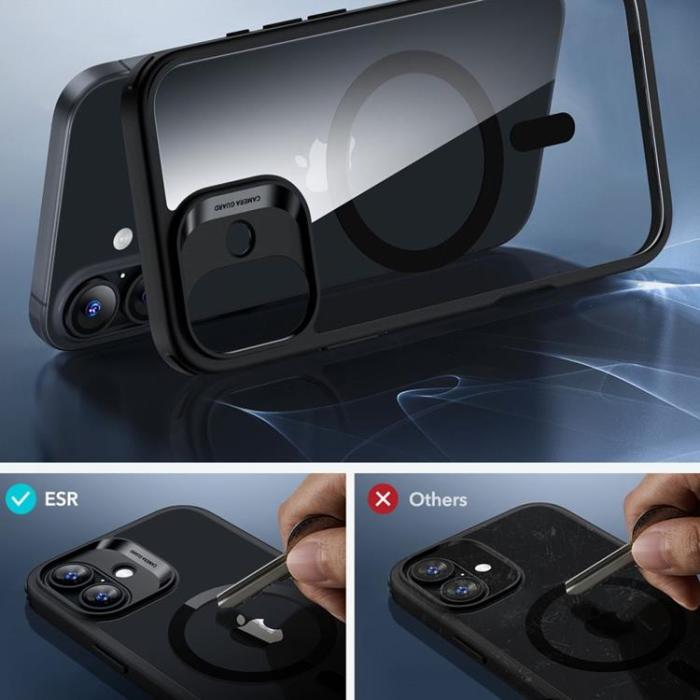 ESR - ESR iPhone 16 Mobilskal Magsafe Halolock Och Härdat Glas