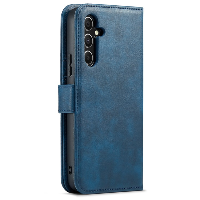 DG.MING - DG.MING Galaxy A34 5G Plånboksfodral Äkta Läder 2in1 - Blå
