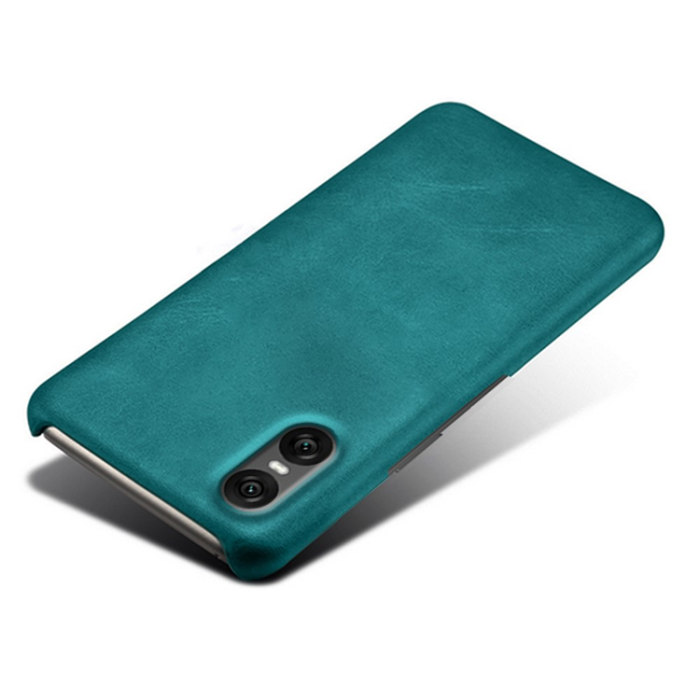 A-One Brand - Sony Xperia 10 VII Mobilskal Calfskin Texture PU-Läder - Grön