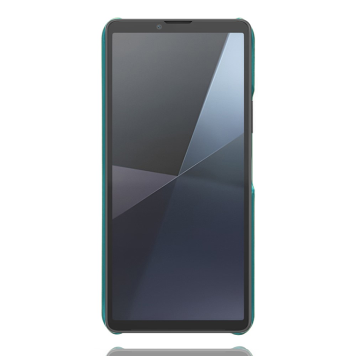 A-One Brand - Sony Xperia 10 VII Mobilskal Calfskin Texture PU-Läder - Grön