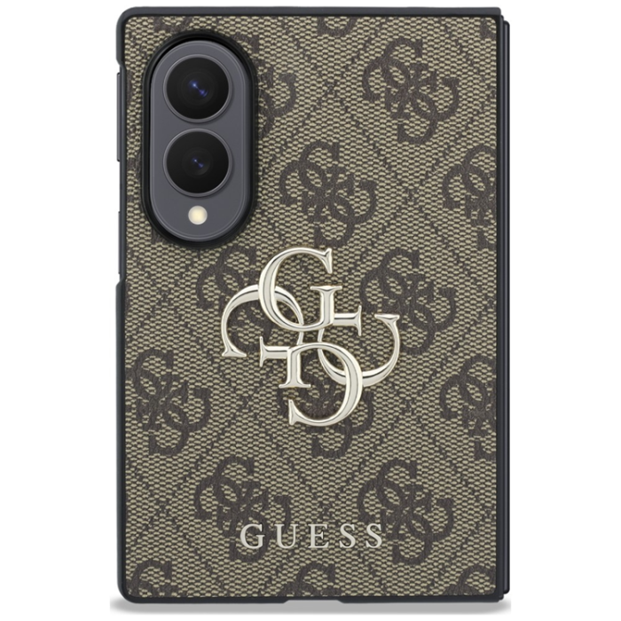 Guess - Guess Mobilskal För Galaxy Z Fold 8 Big 4G Logo - Brun