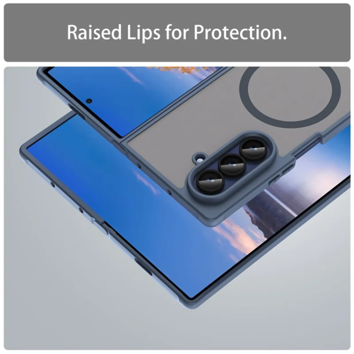 A-One Brand - Galaxy Z Fold 7 5G Mobilskal MagSafe Anti Drop - Blå