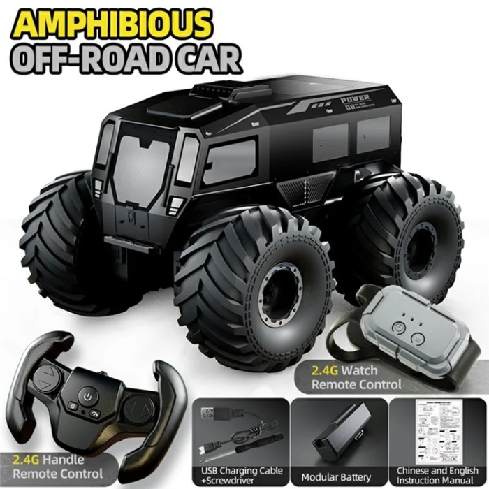 OEM - Fjärrkontroll för Crawler Bil Leksaksfordon Dubbla Batteri - Svart