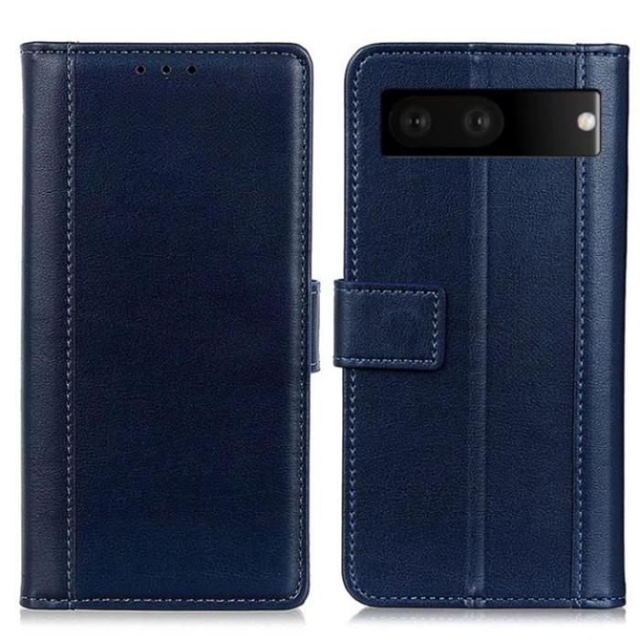 A-One Brand - Google Pixel 7 Plånboksfodral PU Läder - Blå