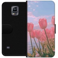 iSecrets - Plånboksfodral till Samsung Galaxy Note 4 med Rosa Tulpaner