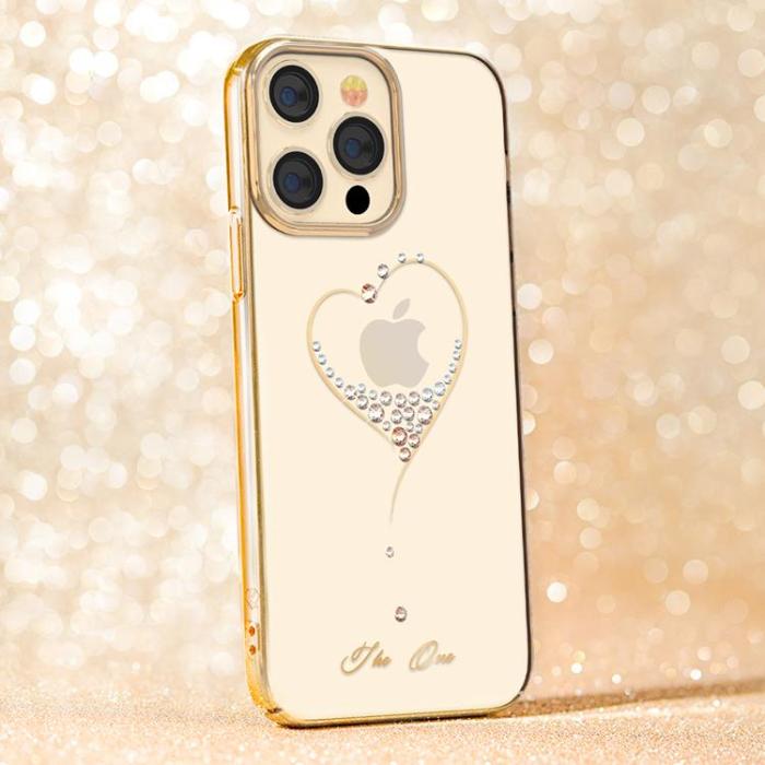 UTGATT5 - Kingxbar Wish Series Skal iPhone 13 Pro - Guld