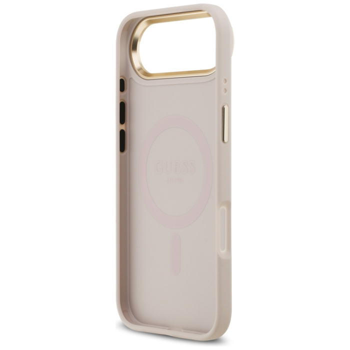 Guess - Guess iPhone 17 Air Mobilskal Magsafe Strass Logo - Rosa