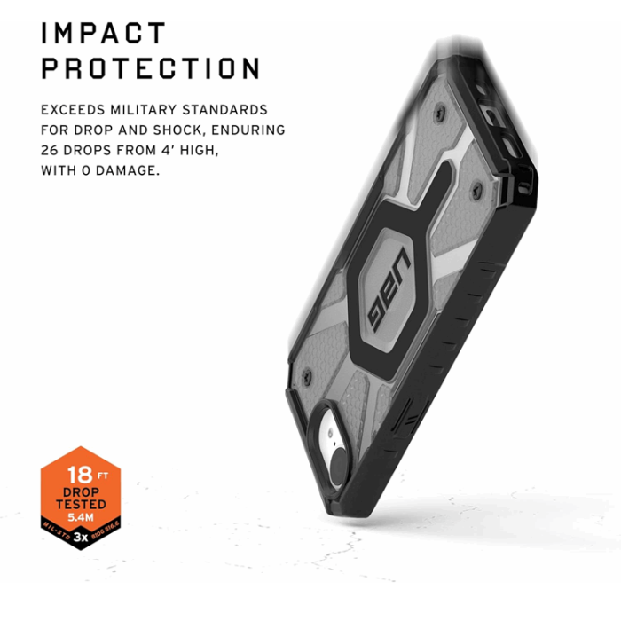 UAG - UAG iPhone 16e Mobilskal MagSafe Pathfinder Clear - Ash