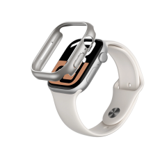AmazingThing - AmazingThing Apple Watch 46mm Skal Minimal - Silver