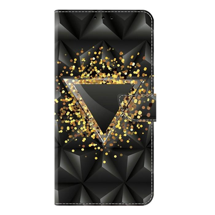 OEM - Samsung Galaxy S26 Plånboksfodral Konstläder Med Ställ - Rhombus - Svart