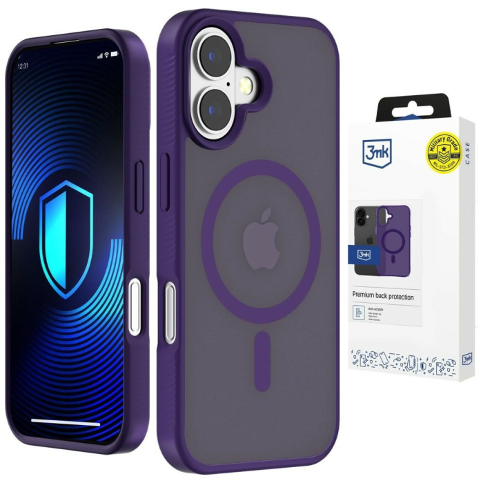 3MK - 3MK Mobilskal För iPhone 17 Magsafe Smoke - Lila