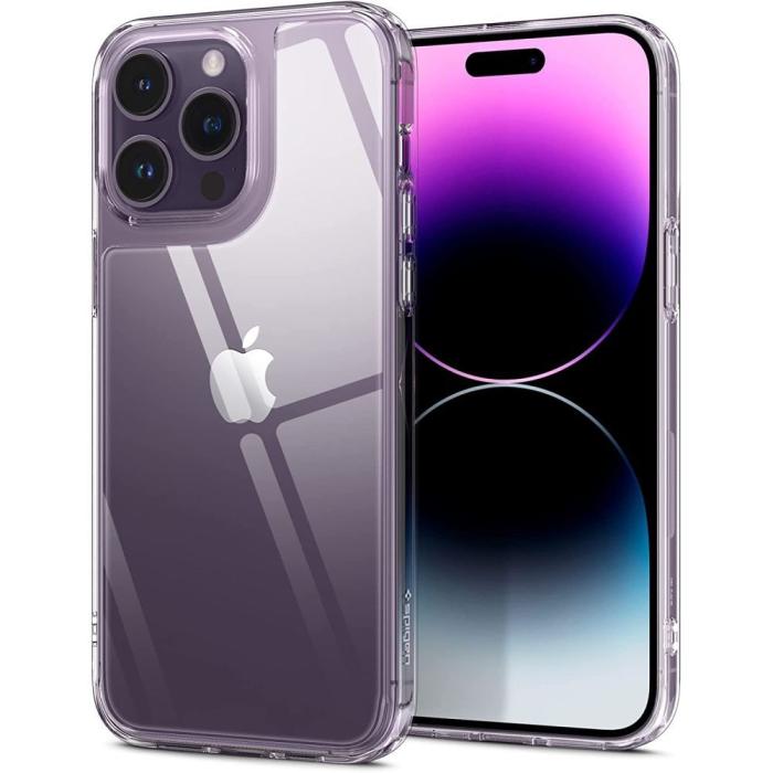 UTGATT - Spigen iPhone 14 Pro Max Skal Quartz Hybrid - Crystal Clear