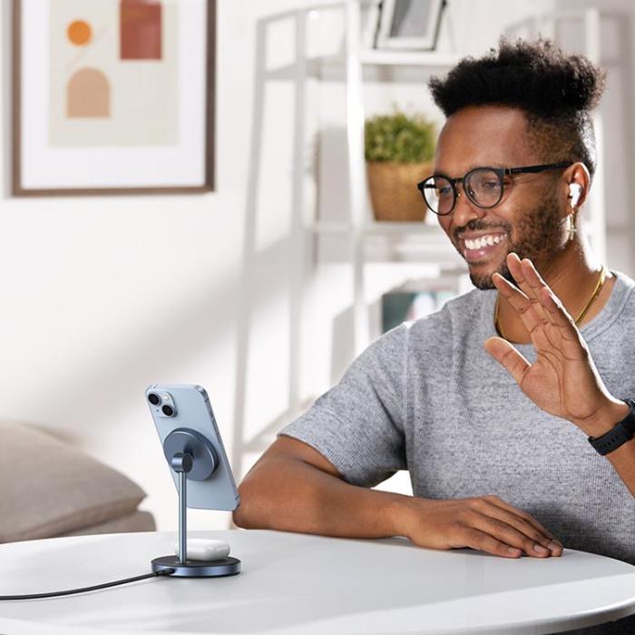 Ugreen - Ugreen 2-in-1 Trådlös Laddare Magsafe Qi - Svart