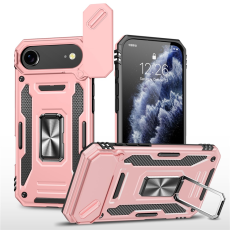 A-One Brand - iPhone 17 Air Mobilskal Kickstand Lens Lid - Roséguld
