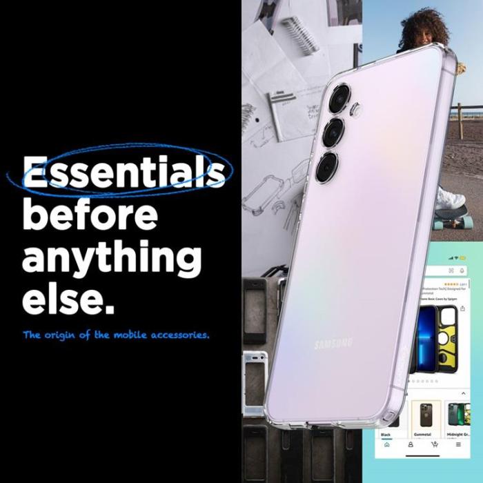 Spigen - Spigen Galaxy A55 5G Mobilskal Liquid Crystal - Clear