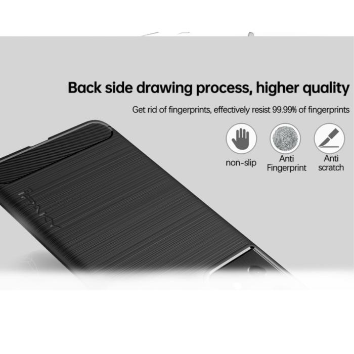 UTGATT1 - Carbon Fiber Mobilskal Samsung Galaxy S21 Plus - Svart