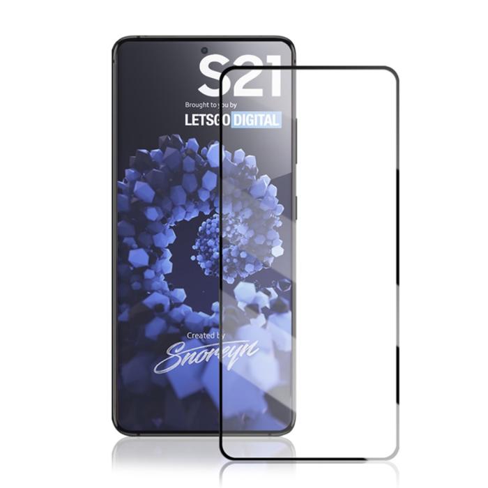 Mocolo - MOCOLO Härdat Glas Skärmskydd till Samsung Galaxy S21 - Svart