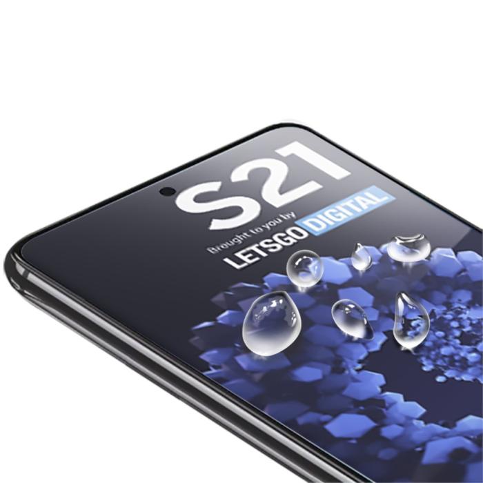 Mocolo - MOCOLO Härdat Glas Skärmskydd till Samsung Galaxy S21 - Svart