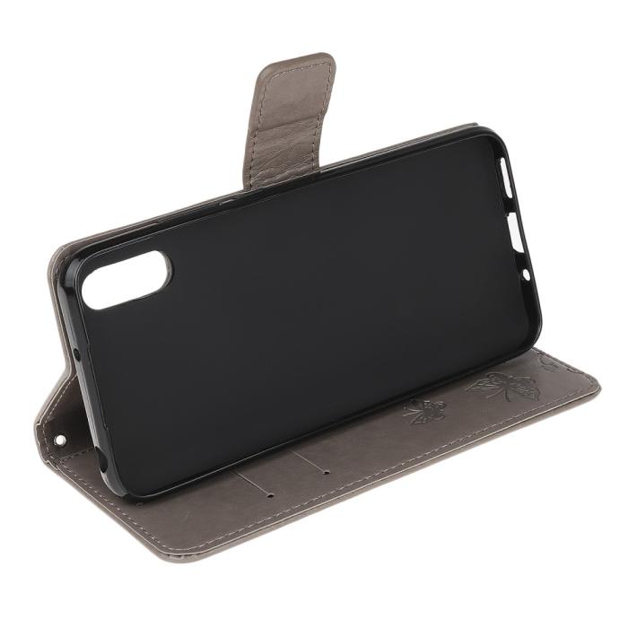 A-One Brand - Butterfly Plånboksfodral Samsung Galaxy XCover 5 - Grå