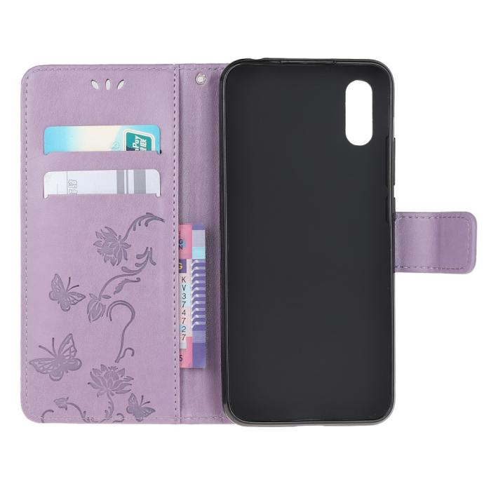 A-One Brand - Butterfly Plånboksfodral Samsung Galaxy XCover 5 - Lila