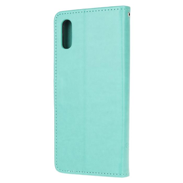 A-One Brand - Butterfly Plånboksfodral Samsung Galaxy XCover 5 - Turkos