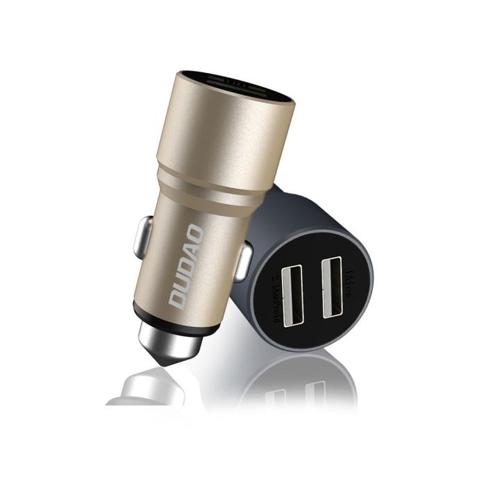 Dudao - Dudao Universal Billaddare 2x USB 3.1A R5 Grå