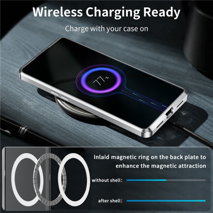 A-One Brand - OnePlus 11 5G Mobilskal Magsafe Metall - Silver