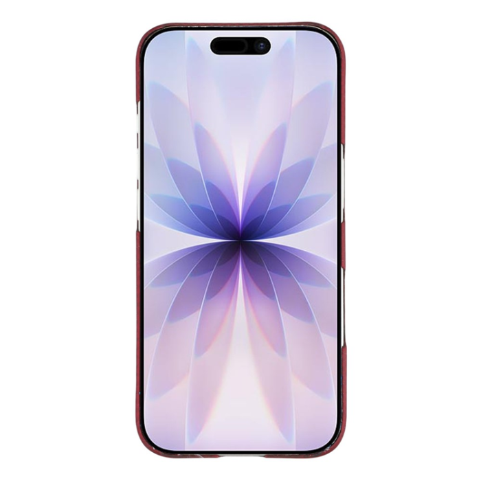 A-One Brand - iPhone 17 Mobilskal MagSafe Aramid Fiber Fine Grid - Röd