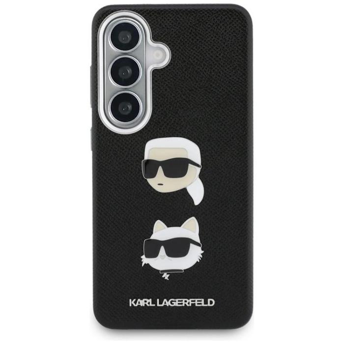 KARL LAGERFELD - Karl Lagerfeld Mobilskal För Galaxy S26 Saffiano Double Heads - Svart