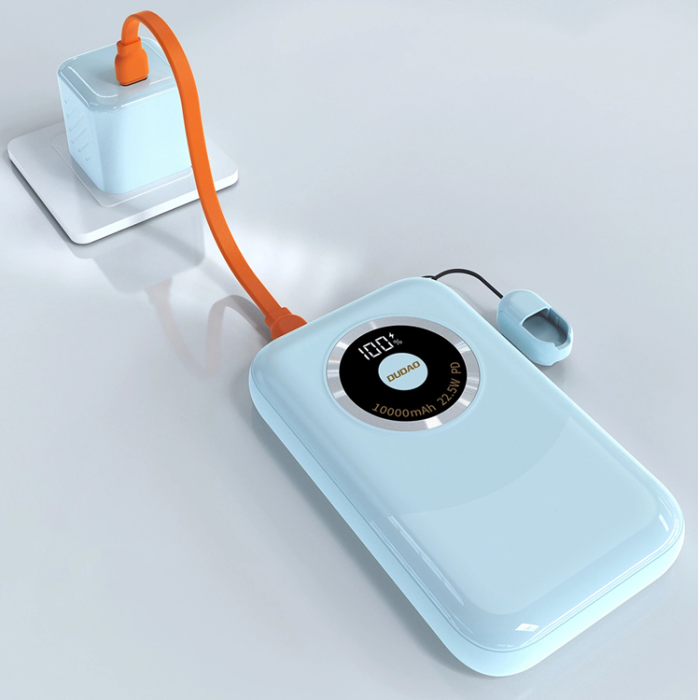 Dudao - Dudao Powerbank 10000mAh 22.5W USB-A/USB-C - Blå