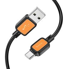 Hoco - HOCO USB-A till USB-C Kabel 3A 1 m X108 - Svart