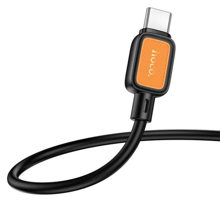 Hoco - HOCO USB-A till USB-C Kabel 3A 1 m X108 - Svart