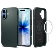 Spigen - Spigen iPhone 17 Mobilskal Magsafe Thin Fit - Abyss Grön