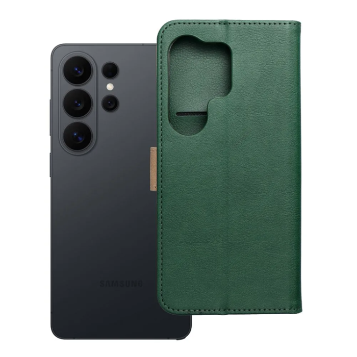 A-One Brand - Plånboksfodral För Galaxy S26 Plus Split - Grön/Gud