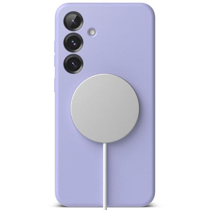 Ringke - Ringke Galaxy S25 Mobilskal Magsafe Silikon Magnet - Lavender