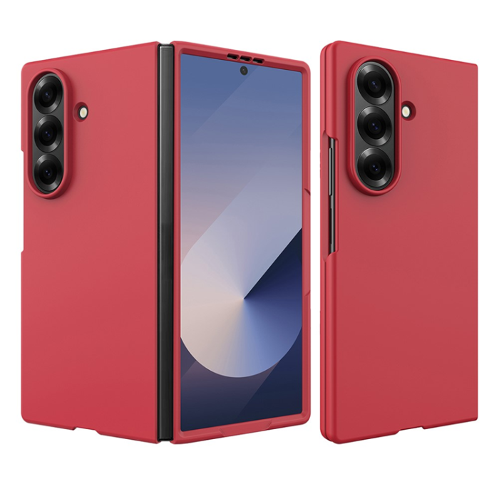 A-One Brand - Galaxy Z Fold 7 Mobilskal Skin-Feel Anti Shock - Röd