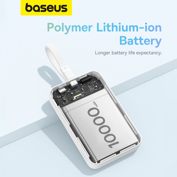 BASEUS - Baseus Magnetic Mini MagSafe 10000mAh 20W Powerbank - Vit