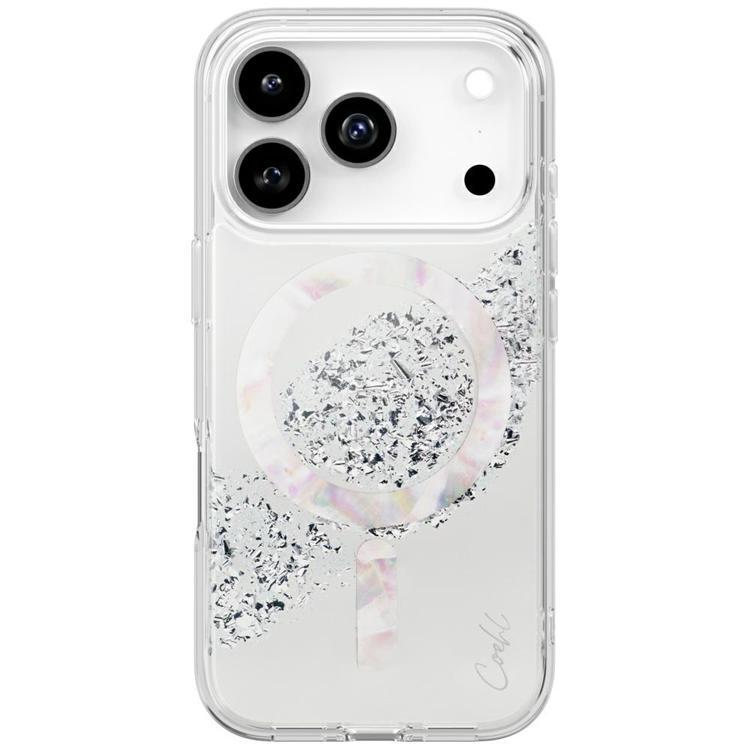 UNIQ iPhone 17 Pro Mobilskal MagSafe Coehl Crystelle - Silver | 2353 | AlltMobil