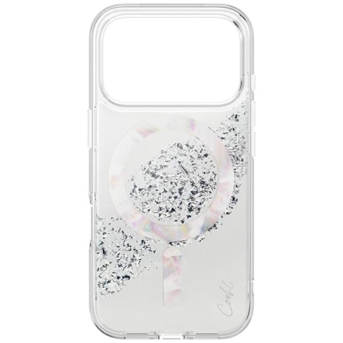 UNIQ - UNIQ iPhone 17 Pro Mobilskal MagSafe Coehl Crystelle - Silver