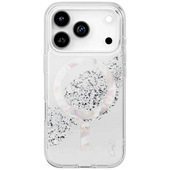 UNIQ - UNIQ iPhone 17 Pro Mobilskal MagSafe Coehl Crystelle - Silver