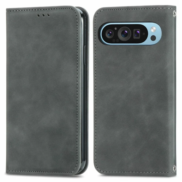 A-One Brand - Google Pixel 10/10 Pro Plånboksfodral Magnetic Absorption - Grå