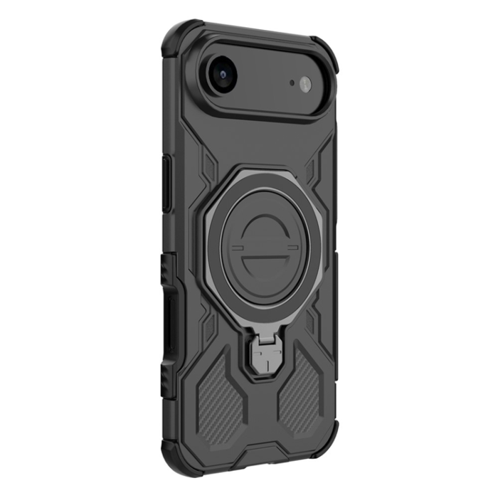 A-One Brand - iPhone 17 Air Mobilskal Rotating Kickstand - Svart