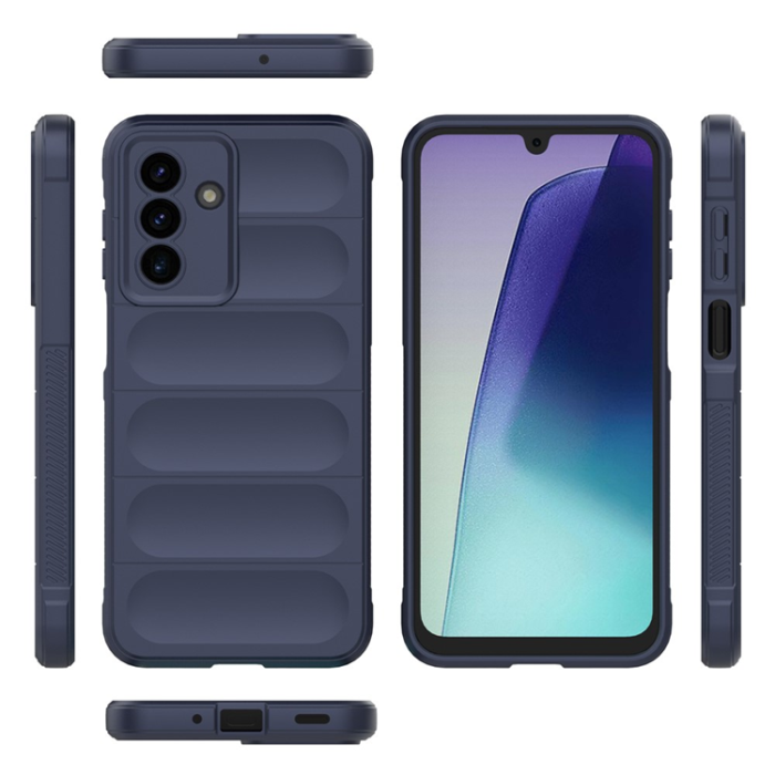 A-One Brand - Galaxy A17 5G Mobilskal Anti-Drop TPU Rugged - Mörkblå