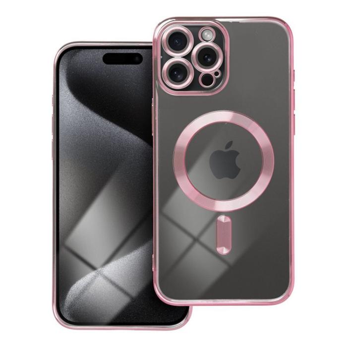 OEM - iPhone 15 Pro Mobilskal Magsafe Electro - Rose Guld