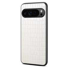 A-One Brand - Google Pixel 10/10 Pro Mobilskal Crocodile Texture - Vit