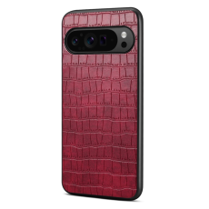 A-One Brand - Google Pixel 10/10 Pro Mobilskal Crocodile Texture - Röd