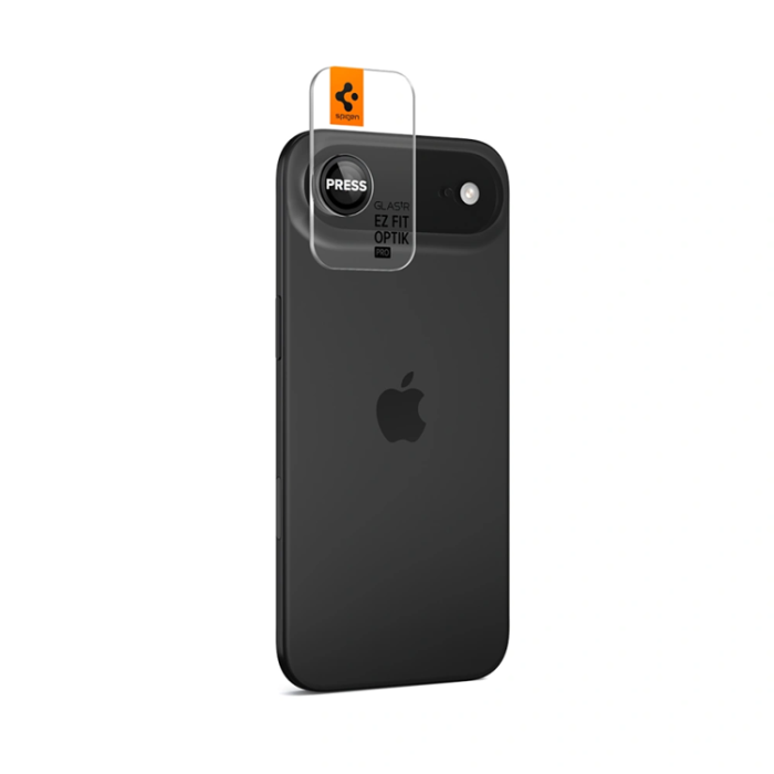 Spigen - [2-pack] Spigen iPhone Air Härdat Glas Kameraskydd EZ Fit - Svart