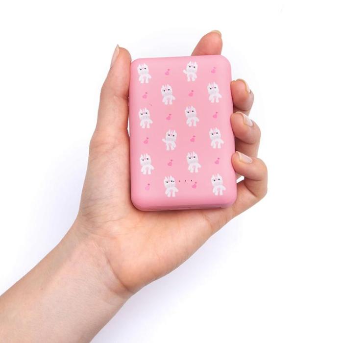 UTGATT - MOB Powerbank 10000 mAh Enhörning - Rosa