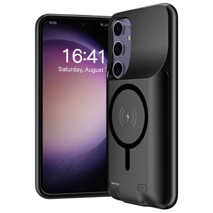 A-One Brand - Galaxy S24 Plus Batteriskal Magsafe 10000mAh - Svart