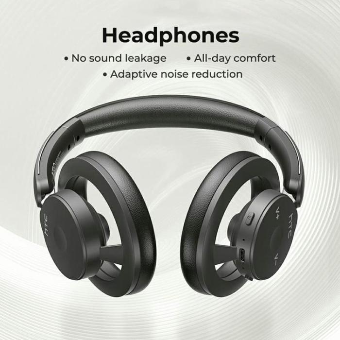 HTC - HTC Over-Ear Trådlösa Hörlurar Bluetooth ANC HP06
